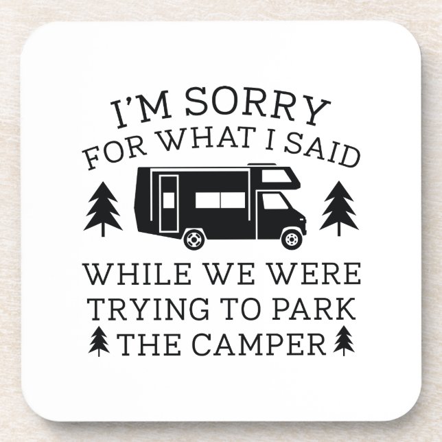 Park The Camper Coaster (Front)