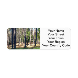 Park Trees Return Address Label