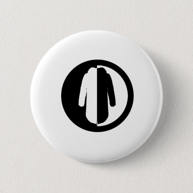 Parka Power is a cool retro mod motif 6 Cm Round Badge (Front)
