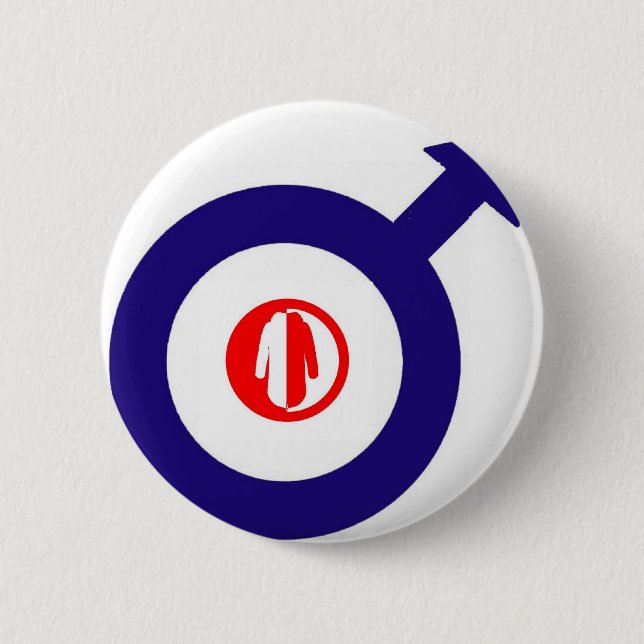 Parka Power + mod target 6 Cm Round Badge (Front)