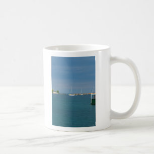 Parked At Mackinac Harbour Coffee Mug