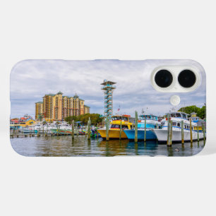 Parked Boats Destin Florida Harbour iPhone Case