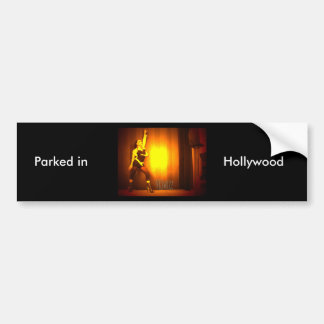 Parked in Hollywood Bumpersticker Bumper Sticker