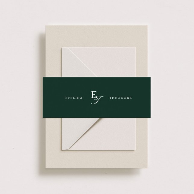 Parker Classic Monogram Invitation Belly Band (Creator Uploaded)