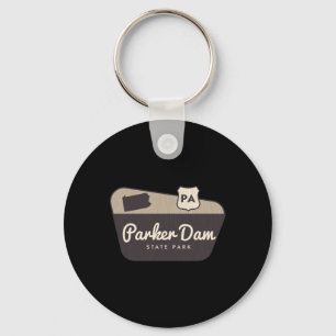 Parker Dam State Park Pennsylvania Welcome Sign Tr Key Ring