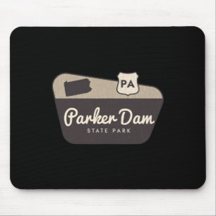 Parker Dam State Park Pennsylvania Welcome Sign Tr Mouse Pad