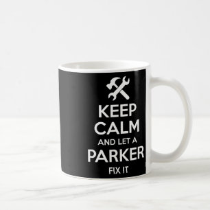 Parker Funny Surname Birthday Family Tree Reunion  Coffee Mug