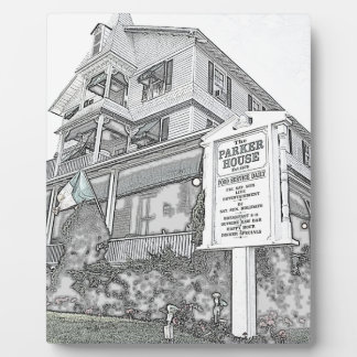 Parker House Sketch - Jersey Shore Plaque