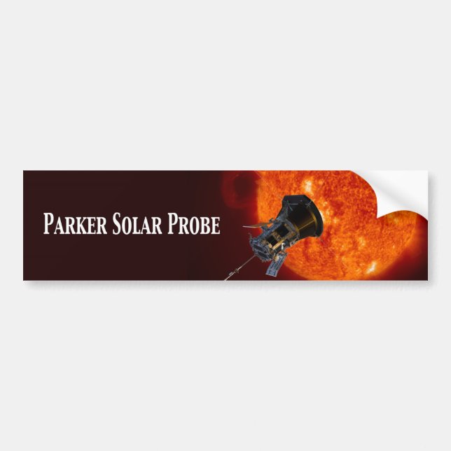 Parker Solar Probe Spacecraft Bumper Sticker (Front)