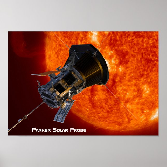 Parker Solar Probe Spacecraft Poster (Front)