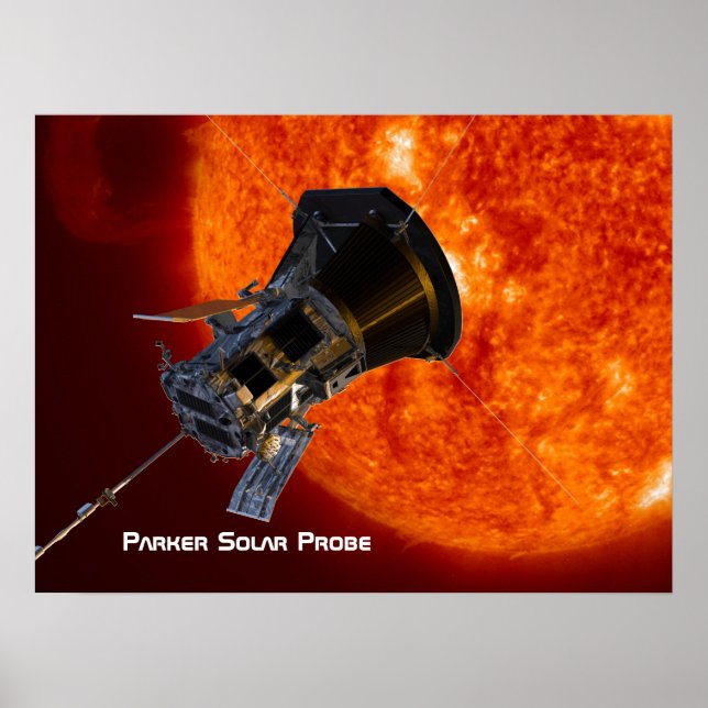 Parker Solar Probe Spacecraft Poster (Front)