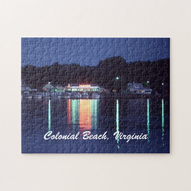 Parkers Seafood Restaurant Colonial Beach Virginia Jigsaw Puzzle (Horizontal)