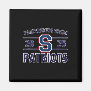 Parkersburg South Patriots Logo 2025 Hs Magnet