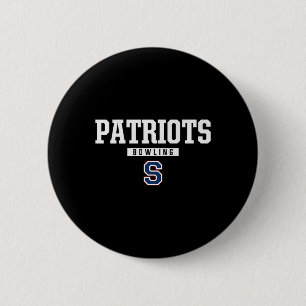 Parkersburg South Patriots Logo Bowling Hs 6 Cm Round Badge