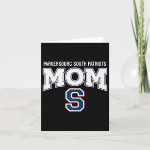 Parkersburg South Patriots Logo Mum Hs Card