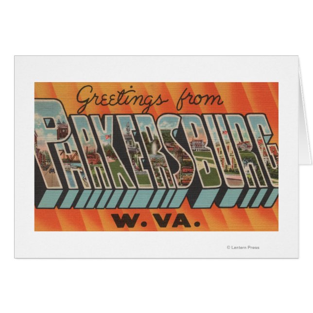 Parkersburg, West Virginia - Large Letter Scenes (Front Horizontal)