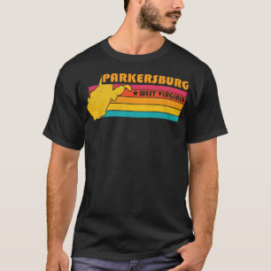 Parkersburg West Virginia Vintage Distressed Souve T-Shirt