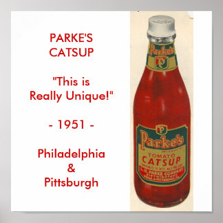 Parke's Catsup Poster