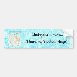Parking Angel bumper sticker