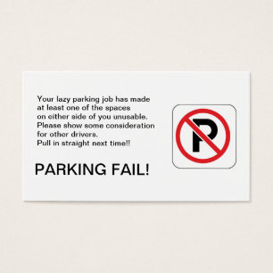 PARKING FAIL!
