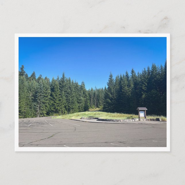 Parking Lot View Postcard (Front)