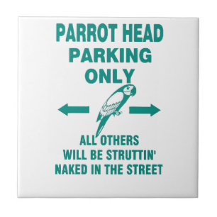 Parking only  ceramic tile