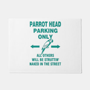 Parking only  doormat