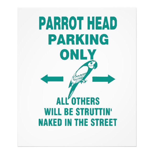 Parking only  photo print (Front)