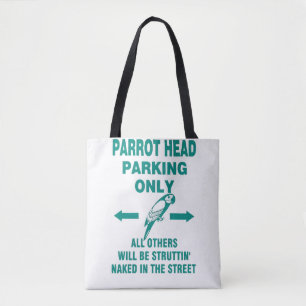 Parking only tote bag