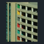 Parking Squared - Art Deco Poster<br><div class="desc">Stylish & modern print to fit in with your home décor.  Will look great on your wall in a nice frame or mat.</div>