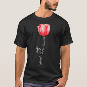 Parkinson Disease Awareness Tulip  April National  T-Shirt