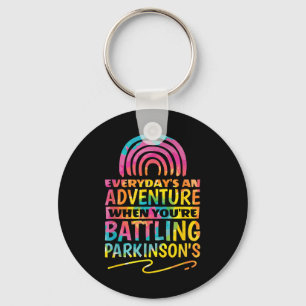 Parkinson Quote Design For Parkinsons Awareness  Key Ring