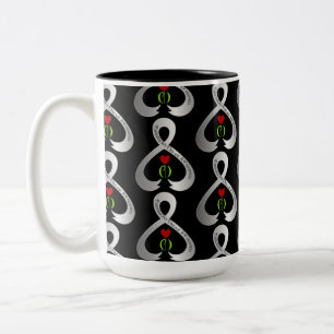 Parkinson"s Awareness Ribbon Two-Tone Coffee Mug