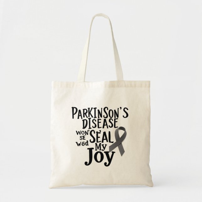 Parkinson’s Won’t Steal My Joy Tote Bag (Front)