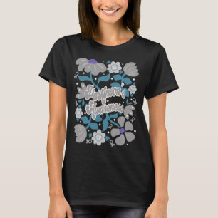 Parkinson's Awareness Flowers & Ribbons T-Shirt
