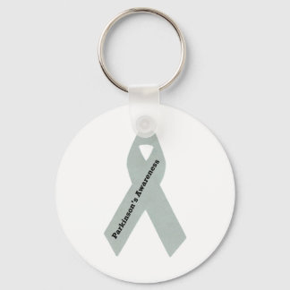 Parkinson's Awareness Ribbon Key Ring