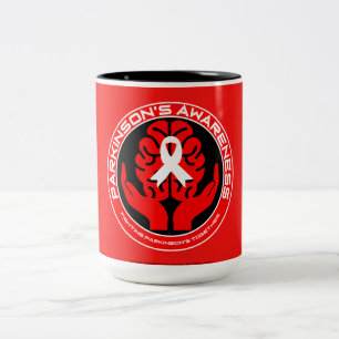 Parkinson's Awareness Supportive Two-Tone Coffee Mug
