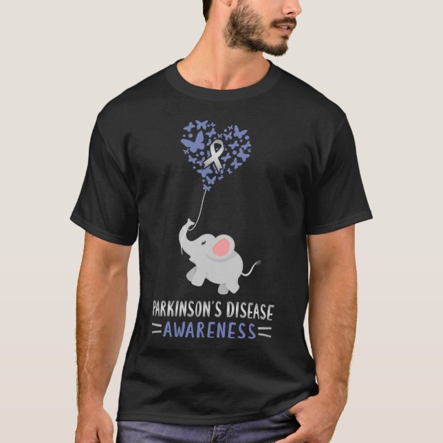 Parkinsons Disease Awareness Mental Illness T-Shirt (Front)
