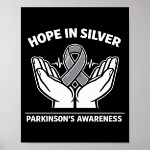 Parkinsons Disease Awareness Month April Support Poster