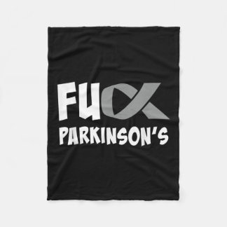 Parkinsons Disease Awareness Month For Parkinsons Fleece Blanket