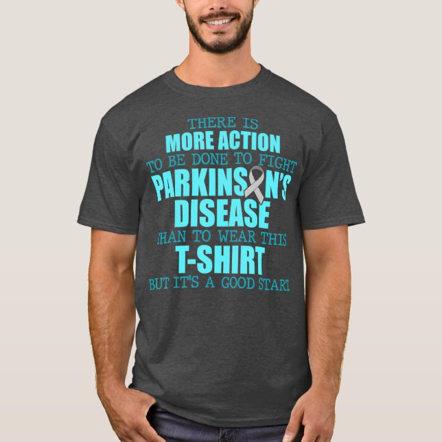 Parkinsons Disease Awareness Wear Warrior T-Shirt (Front)