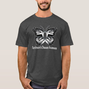 Parkinson's Disease Butterfly Awareness Ribbon T-Shirt