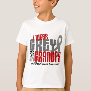 Parkinsons Disease I WEAR GREY FOR MY GRANDPA 6.2 T-Shirt
