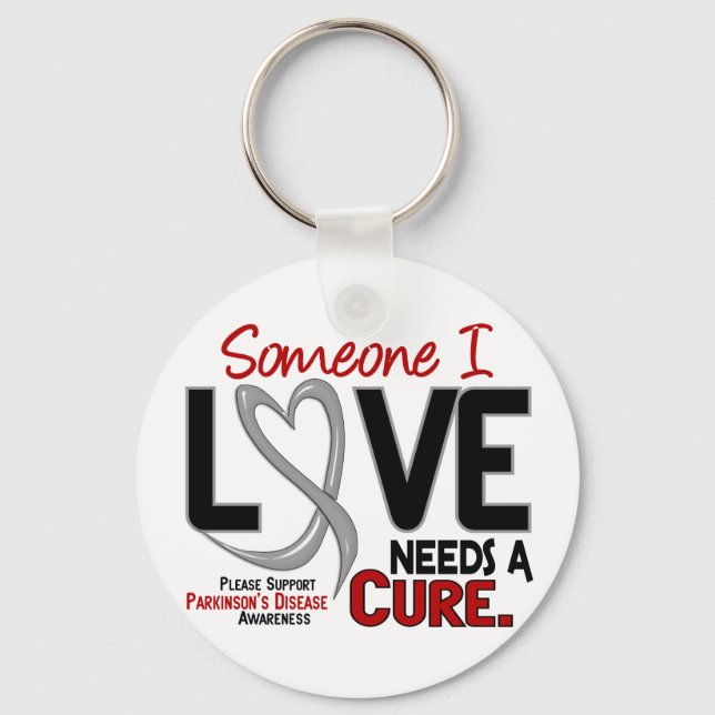 Parkinsons Disease NEEDS A CURE 2 Key Ring (Front)