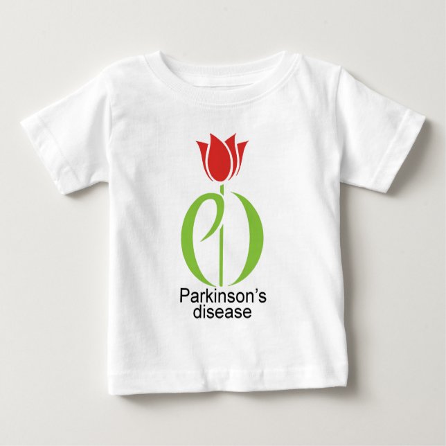 parkinson's disease, parkinsons disease, tulip, pd baby T-Shirt (Front)
