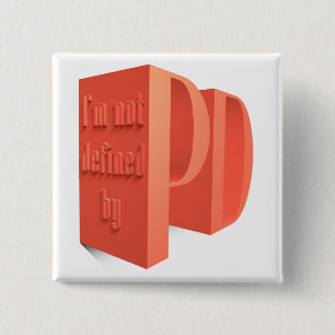 Parkinsons Does Not Define Me II 15 Cm Square Badge