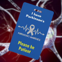 Parkinson's Lanyard disability ID
