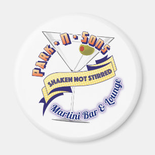 Parkinson's Shaken not Stirred Magnet