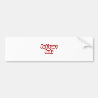 Parkinson's Sucks Bumper Sticker