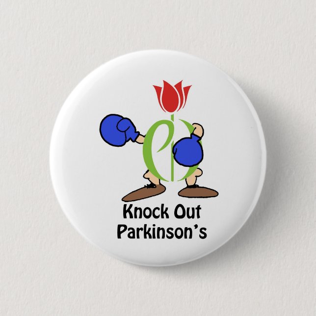 parkinson's walk, unity walk, awareness 6 cm round badge (Front)